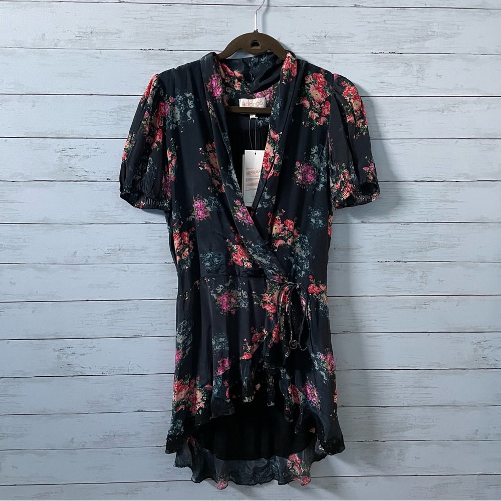NWT Rococo Sand Floral Wrap Dress - Picture 6 of 13